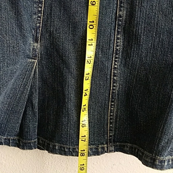 Denim plated Skirt - Picture 2 of 8